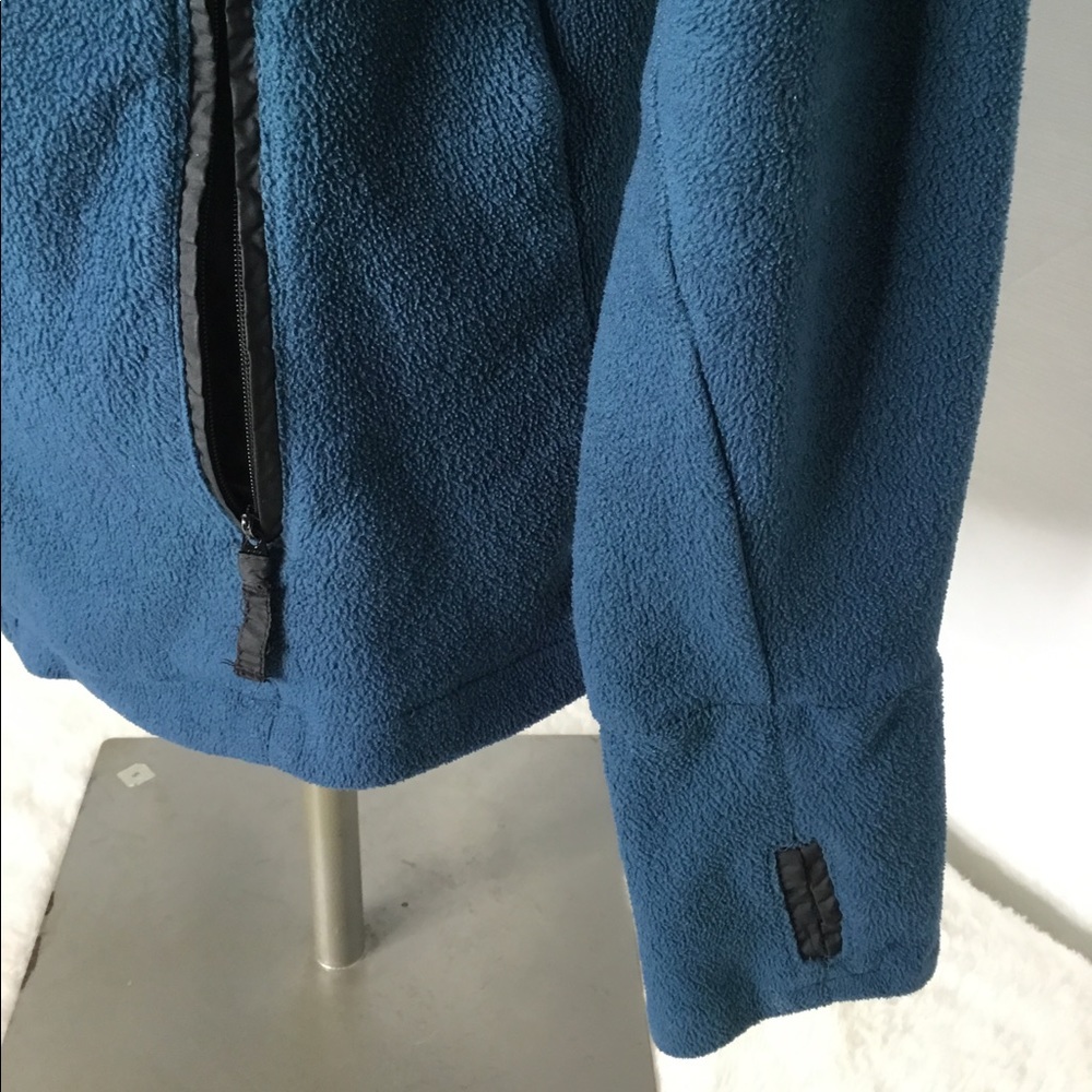 Columbia dark teal blue/black jacket zip up - Picture 7 of 7